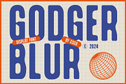 Godger Blur, a Sans Serif Font by Craft Supply Co. (Thumbnail 1 of 7)