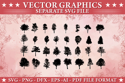 Tree silhouette SVG