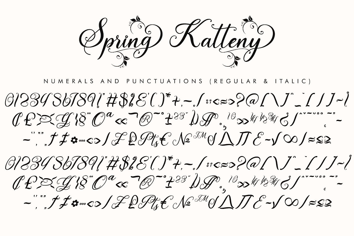 Spring Katteny, a Handwritten Font by Yoga Letter (Photo 7 of 11)