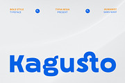 Kagusto - Modern Bold Minimal Sans, a Sans Serif Font by Typia Nesia (Thumbnail 1 of 11)