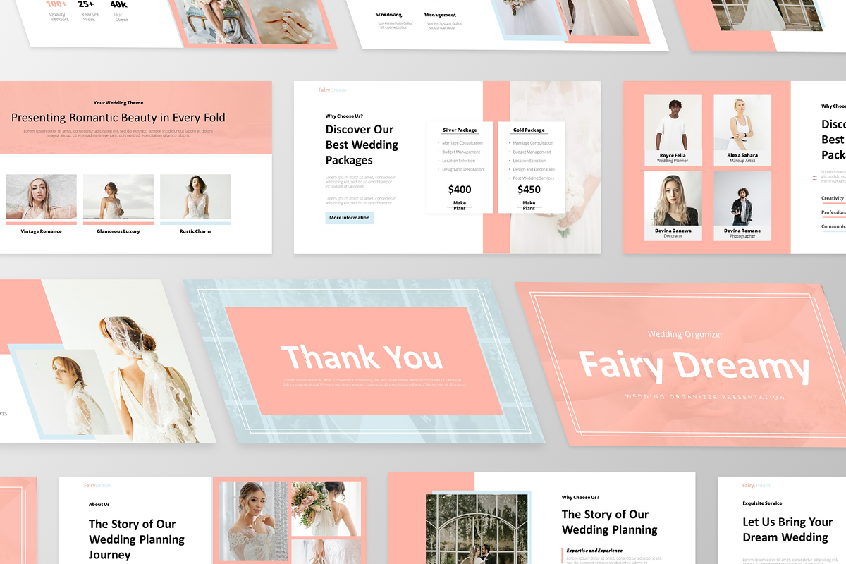 Fairy Dream - Wedding Organizer, a Presentation Template by GraphauseProject (Photo 3 of 6)