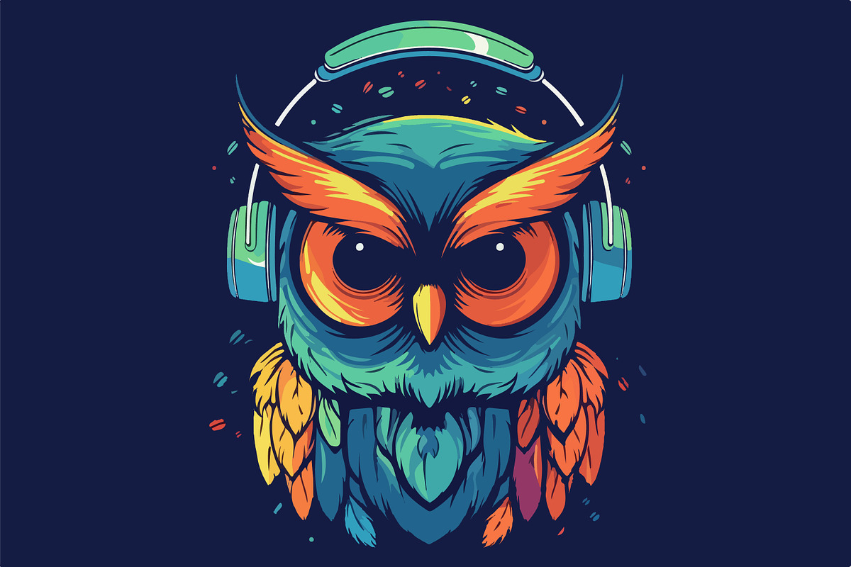 62 t-shirt designs. Big musical bund, an Animal Illustration by Fractal fonts & graphics (Photo 20 of 63)
