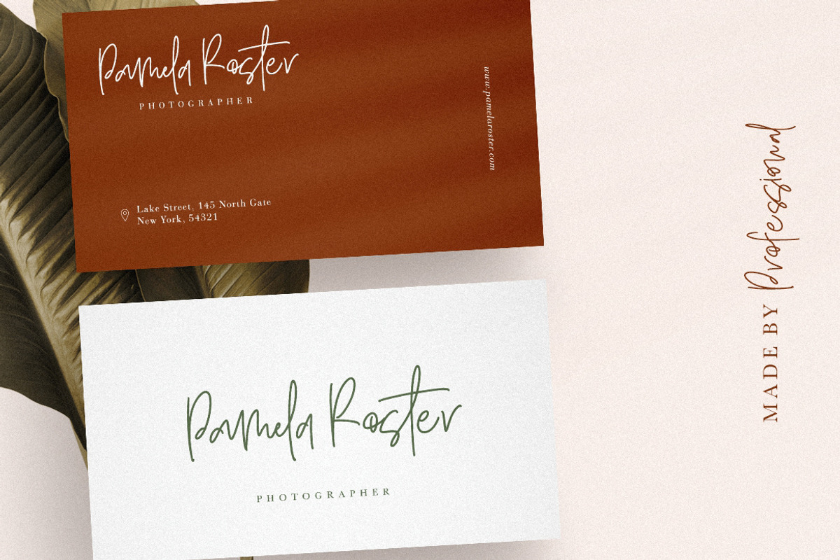 Samantha Signature Business Font preview 6
