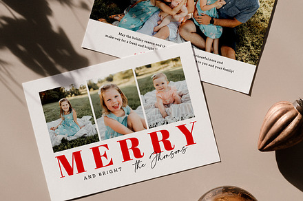 Christmas Card Template CD195
