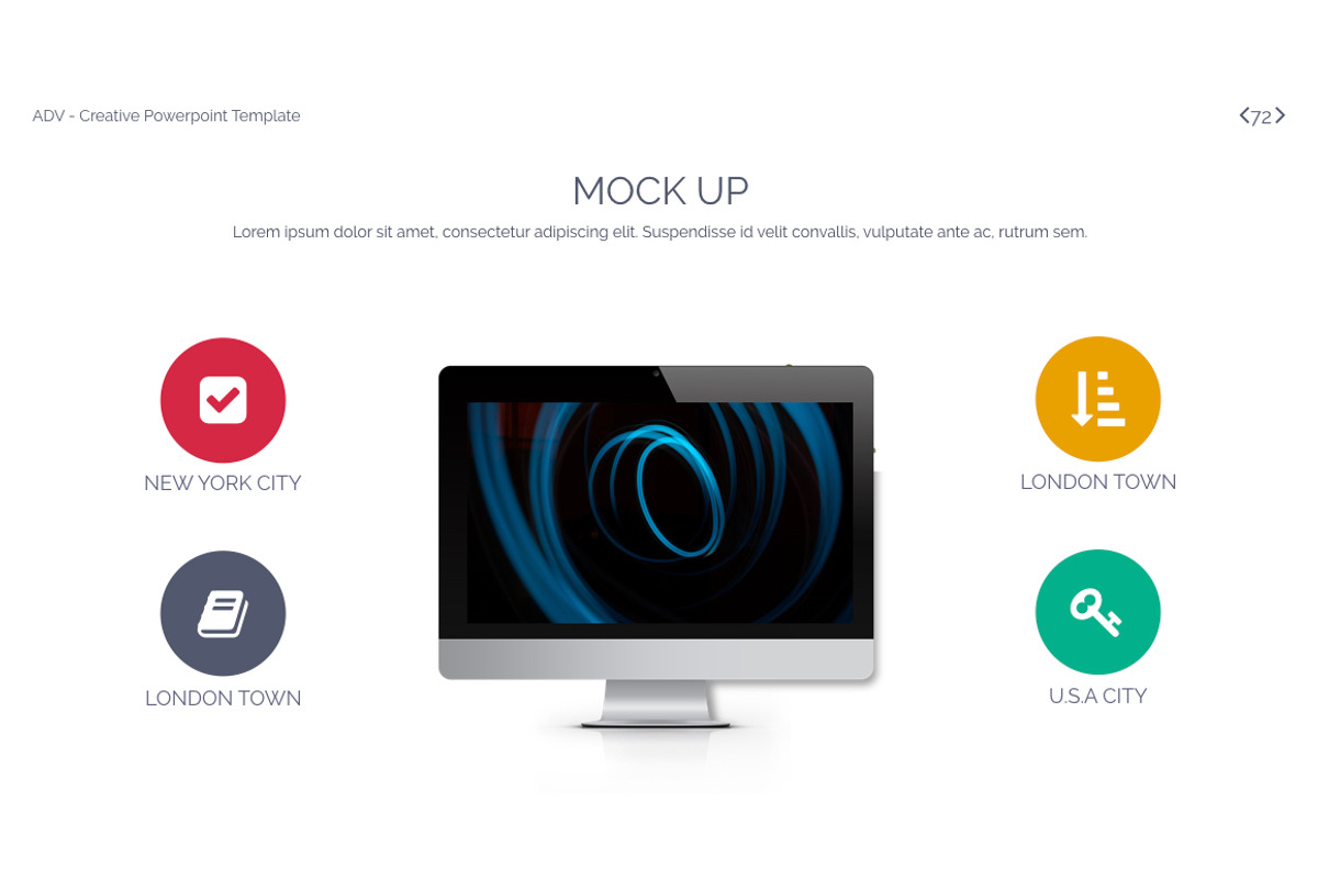 ADV Powerpoint Template, a Presentation Template by OXXO (Photo 72 of 78)