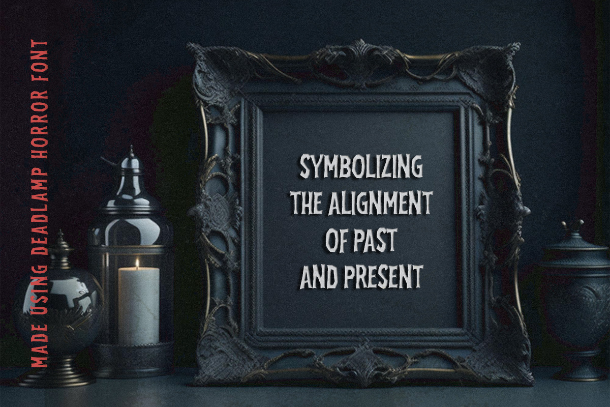 Deadlamp - Horror Display Font, a Handwritten Font by Letterhend Studio (Photo 3 of 9)
