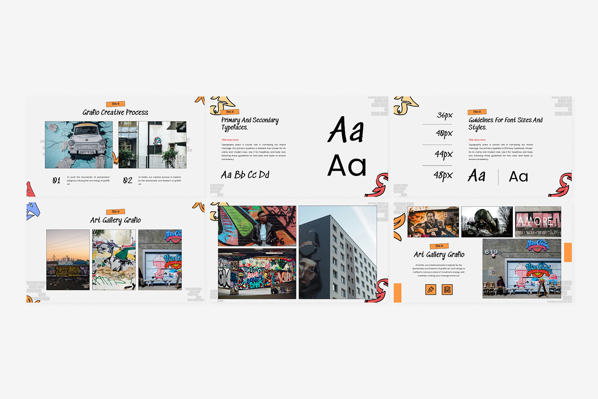 Graffiti Style Powerpoint Template, a Presentation Template by Eklip Studio