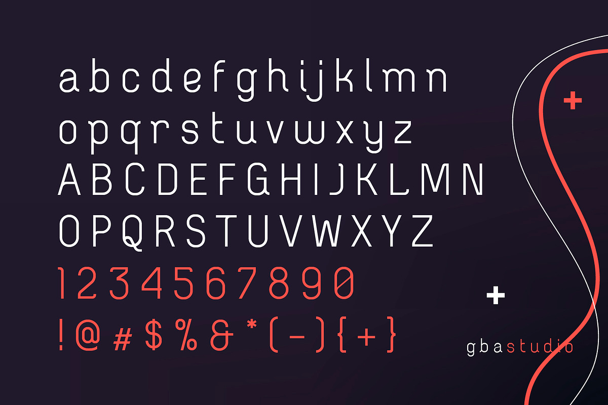 Geomatrik, a Sans Serif Font by GBAstudio (Photo 5 of 7)
