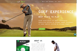 LT Golf Sport WordPress Theme