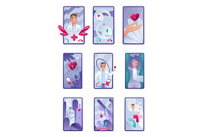 Online medical services mobile, a Healthcare Illustration by Things for designers