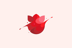 Flower vector logo, a Templates & Theme by Himalia1