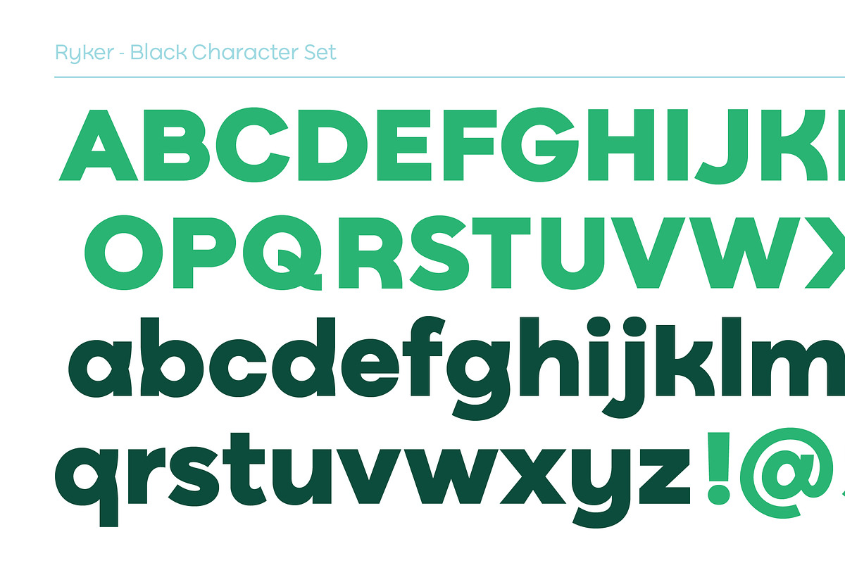 Ryker, a Sans Serif Font by HeadFirst (Photo 8 of 15)