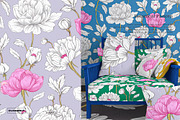Elegant Bloom Luxury Pattern Design, a Pattern Graphic by likorbut (Thumbnail 5 of 13)