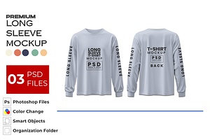 Premium Long Sleeve Mockup, an Apparel Mockup by DigitAuras