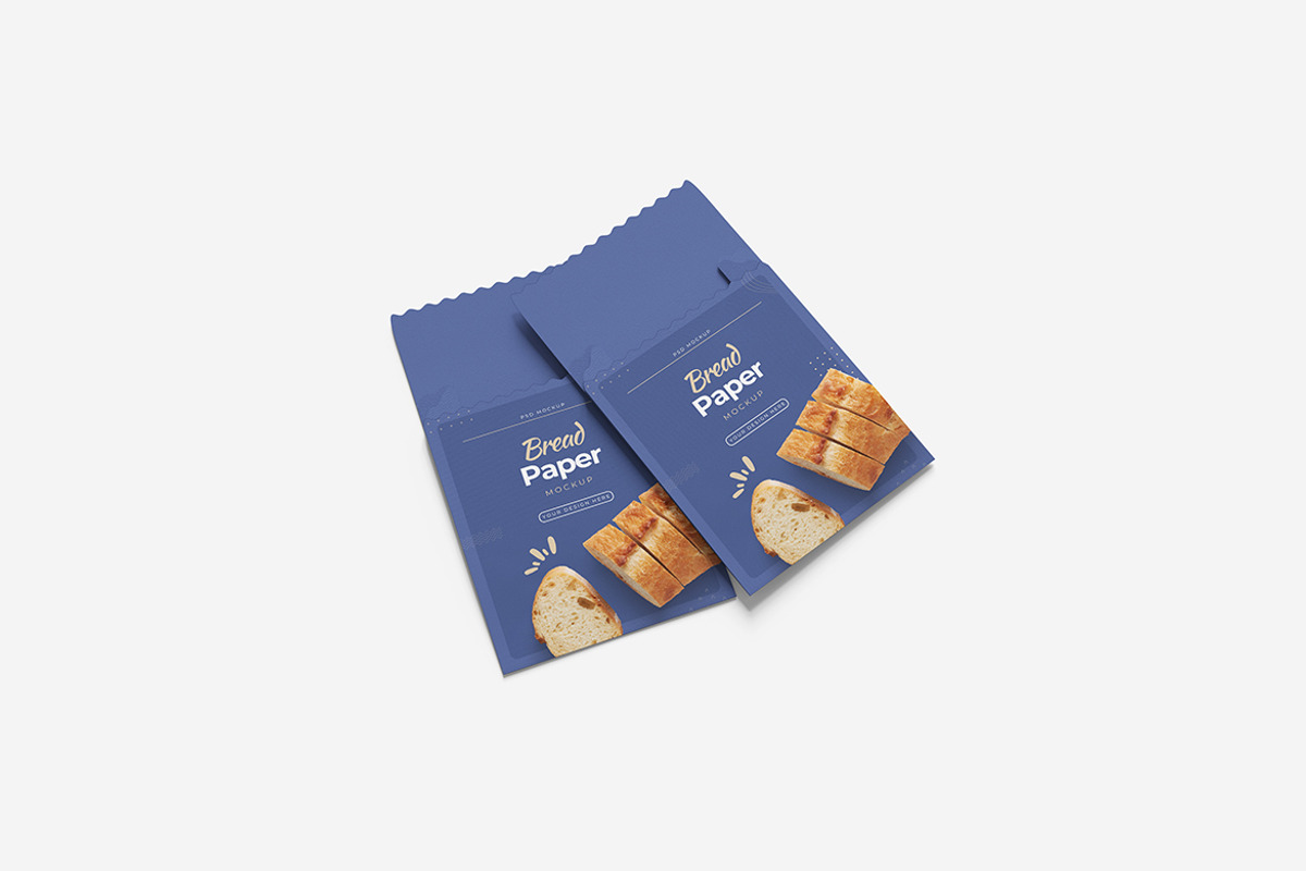 Bread Paper Mockup, a Product Mockup by MrLetters (Photo 4 of 5)
