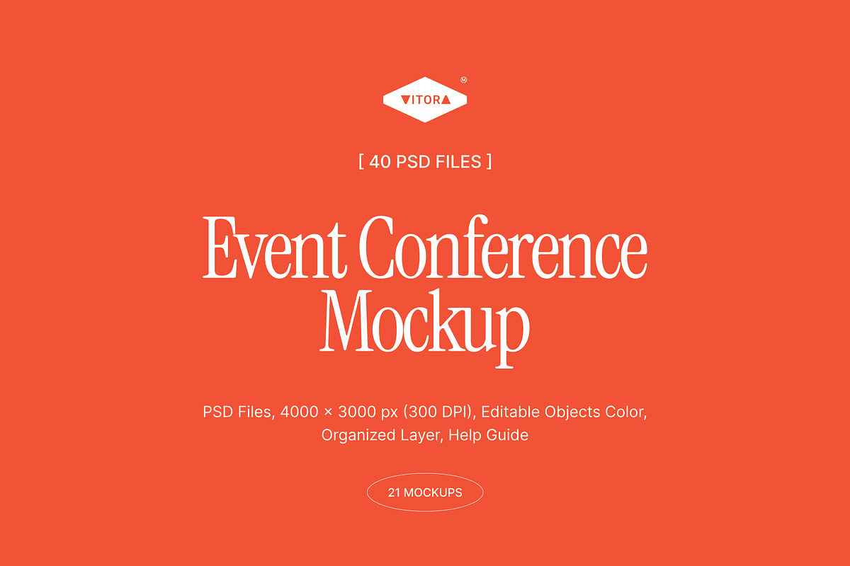 Conference & Event Branding Mockups, a Mockup by Vitora Mockup (Photo 3 of 19)