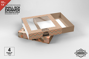 Small Box Drawer WindowSleeve Mockup