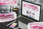 Gradient watercolor background set, a Texture Graphic by Alena Solonshchikova (Thumbnail 6 of 11)
