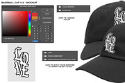 Baseball Cap V.2 - Mockup, a Hat Mockup by DaldSgh (Thumbnail 7 of 9)