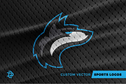 Wolves | Custom Sports Logo, a Branding & Logo Template by Doug Houvener (Thumbnail 1 of 2)