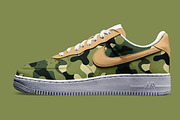 Nike Air Force 1 PSD mockup, a Graphic by mockupdepot (Thumbnail 2 of 5)