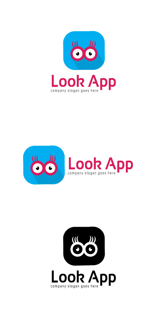 Look App Logo, a Branding & Logo Template by Mariyana