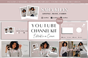 YouTube Branding Kit Canva, a Social Media Template by Creative Pixi (Thumbnail 1 of 10)