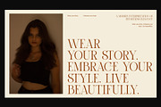 Giselo High Contrast Serif Font, a Serif Font by Graphicxell (Thumbnail 4 of 8)