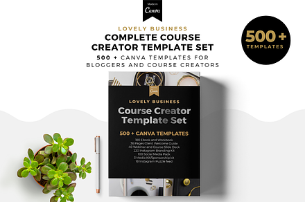 LovelyBusiness Complete Template Set, a Marketing Template by The Blog Creative