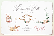 Romantic Fall Wedding Illustrations, an Illustration by Aquarellina (Thumbnail 1 of 17)