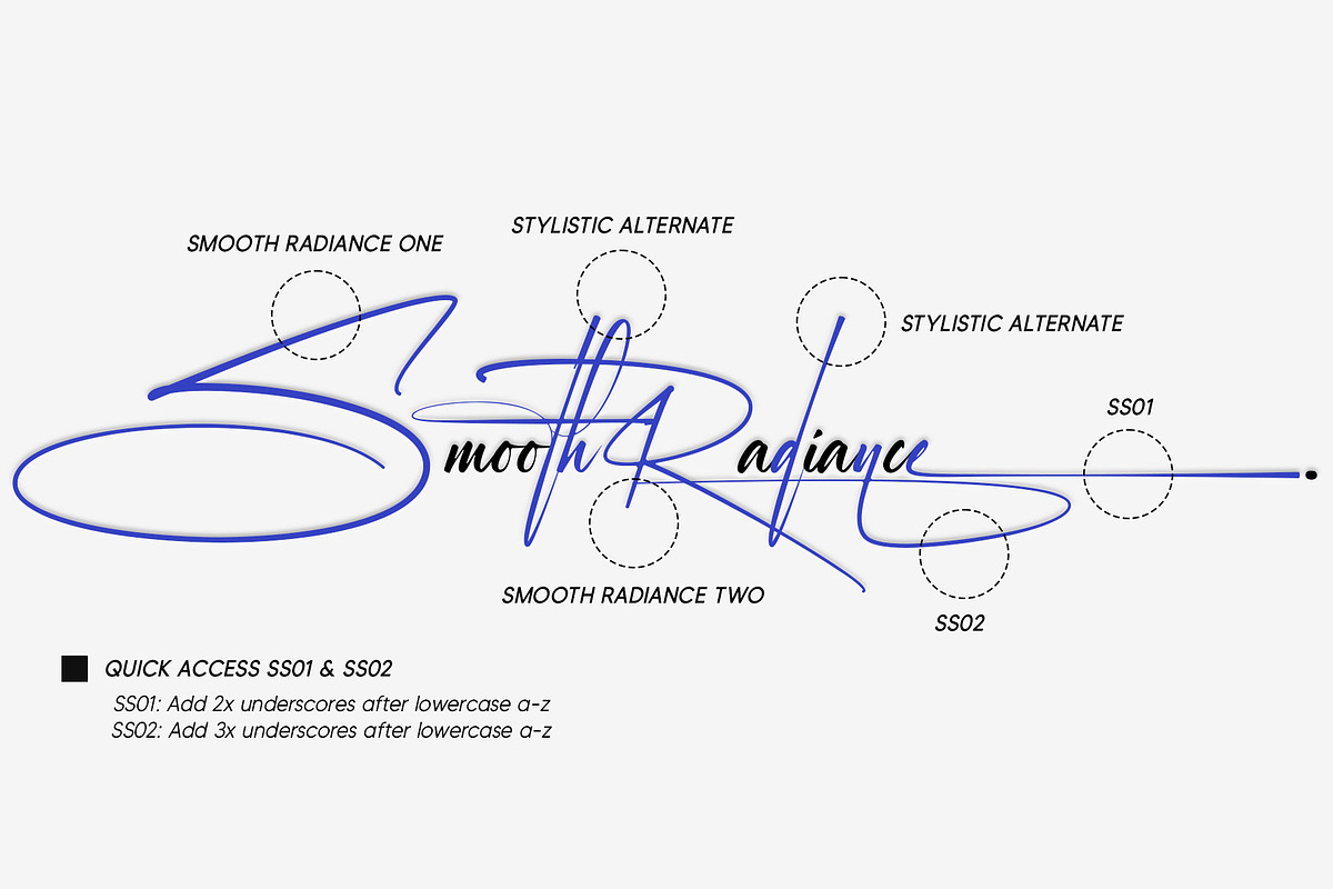 Smooth Radiance | Signature Font, a Script Font by Lemonthe (Photo 8 of 12)