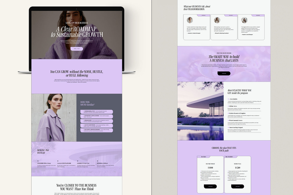 Sales Page Website Template, a Squarespace Template by 3.14&Co (Photo 4 of 11)