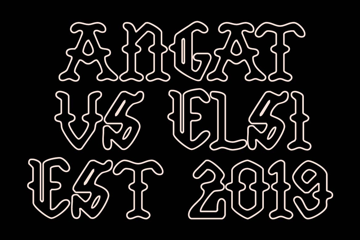 TF Caredog, a Blackletter Font by TeenageFoundry (Photo 6 of 10)