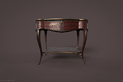 Vintage table, a Furniture 3D Model by Snji | 3D Models (Thumbnail 7 of 18)