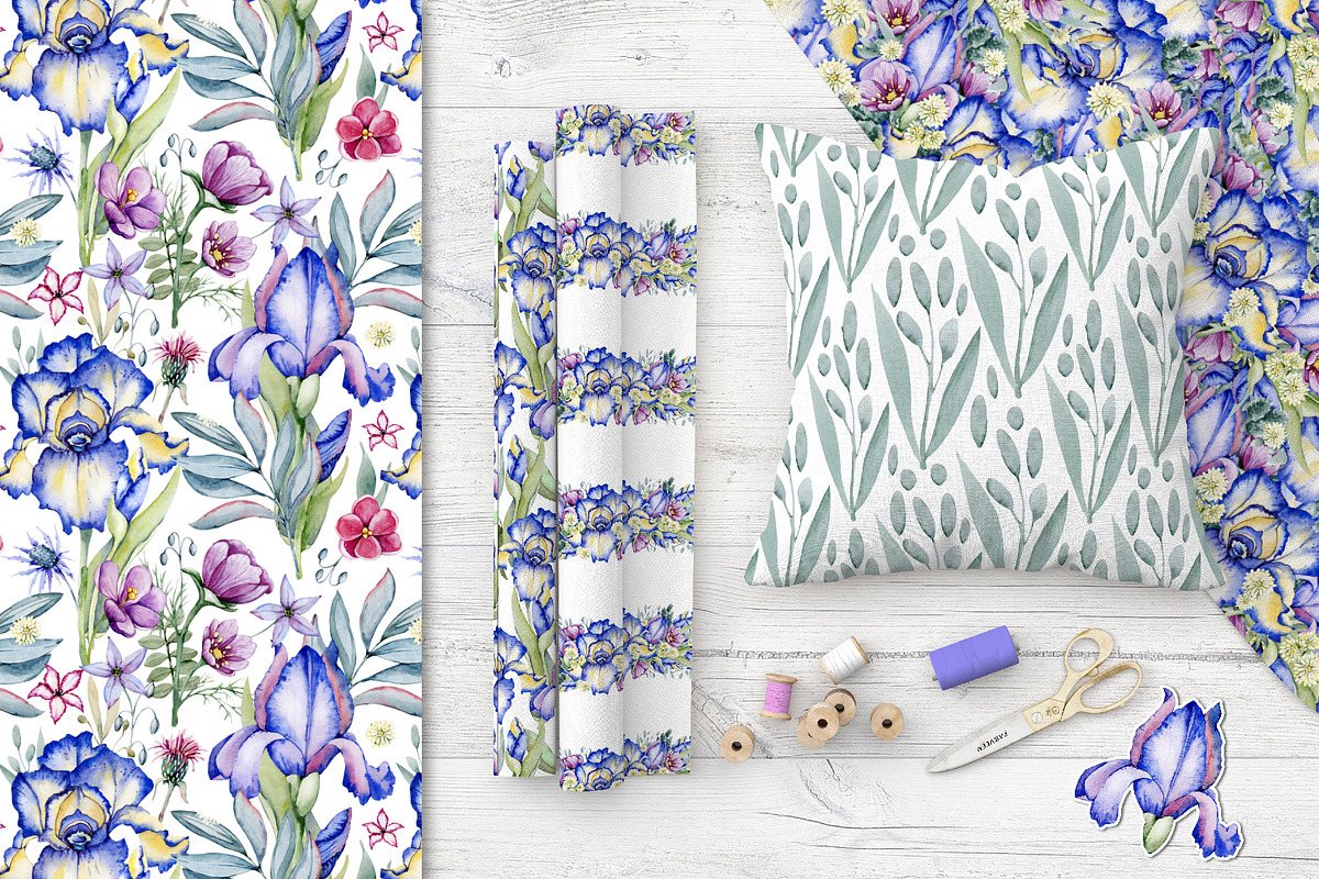 Watercolor wildflowers set, an Illustration by Artmanata (Photo 22 of 26)