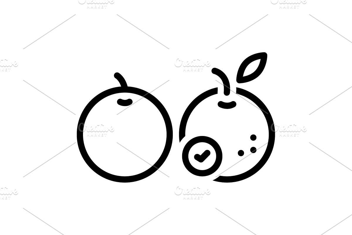 Than fruit black icon, an Outline Icon by Creative priyanka