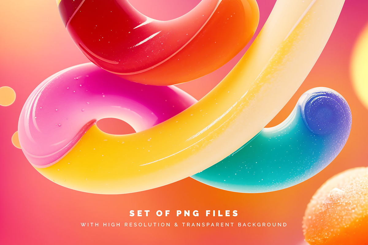 Yummy Candy - Color Bitmap Font, a Symbol Font by Gleb Guralnyk (Photo 3 of 5)