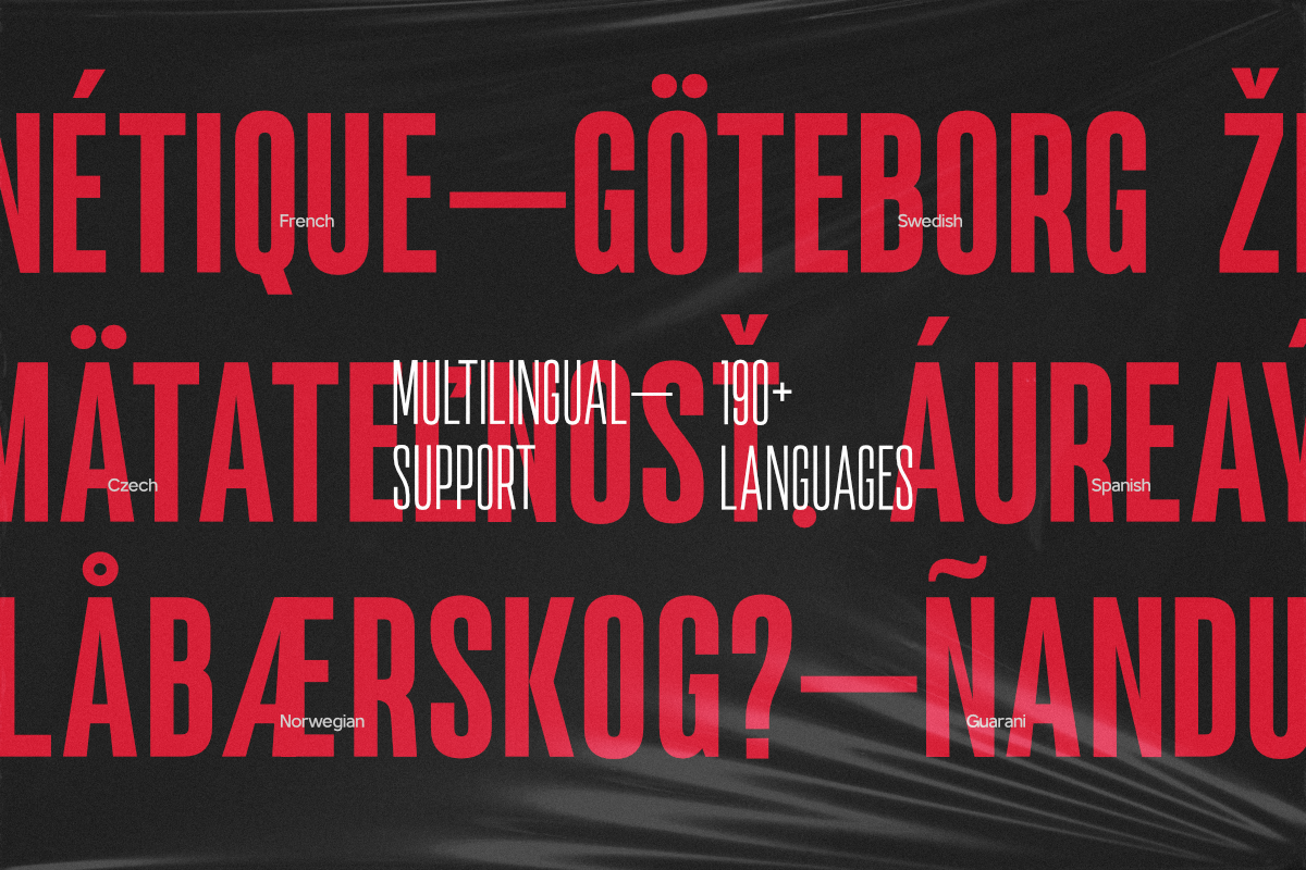 TRT NOIRE Authentic Condensed, a Sans Serif Font by truetype (Photo 15 of 15)