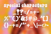 Psychedelic Bubble 70s Font, a Sans Serif Font by Dear Darling Design (Thumbnail 5 of 6)