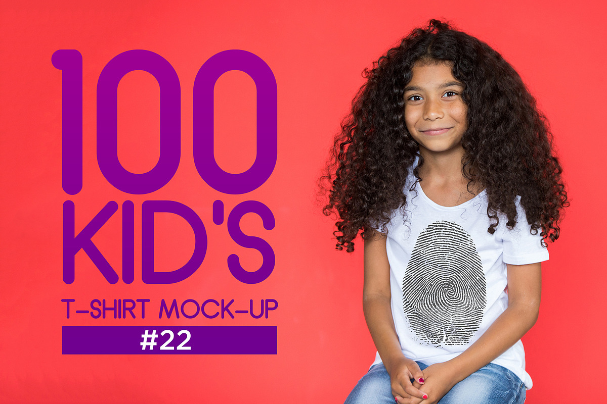 100 Kid's T-Shirt Mock-Up 2018 #22, a Shirt Mockup by Freeman Studio (Photo 1 of 107)