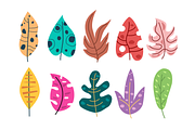 50 Colorful Leaf Clipart, a Graphic by judayartworks (Thumbnail 3 of 6)