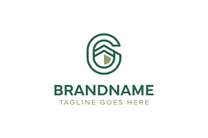 Letter C or G Kaaba Line Logo, a Branding & Logo Template by Pray Art Design Studio