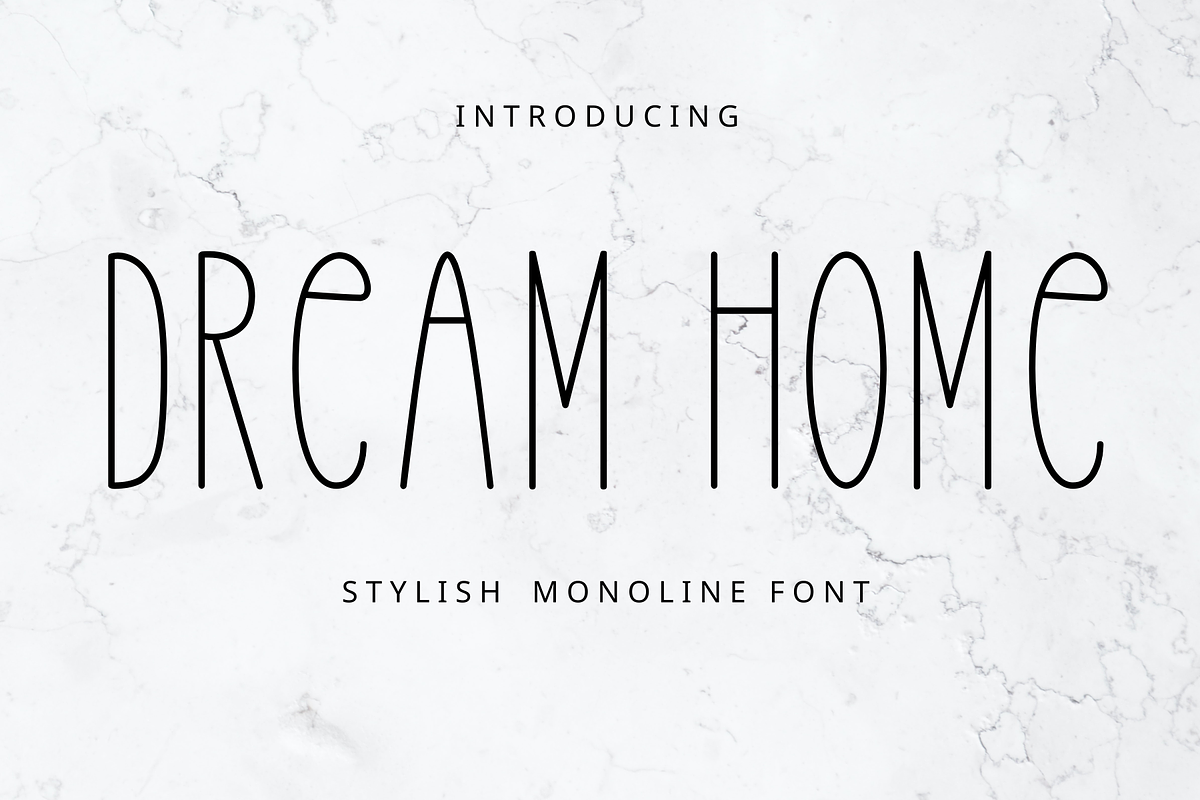 DREAM HOME, a Sans Serif Font by Ramadhanstudio (Photo 1 of 5)