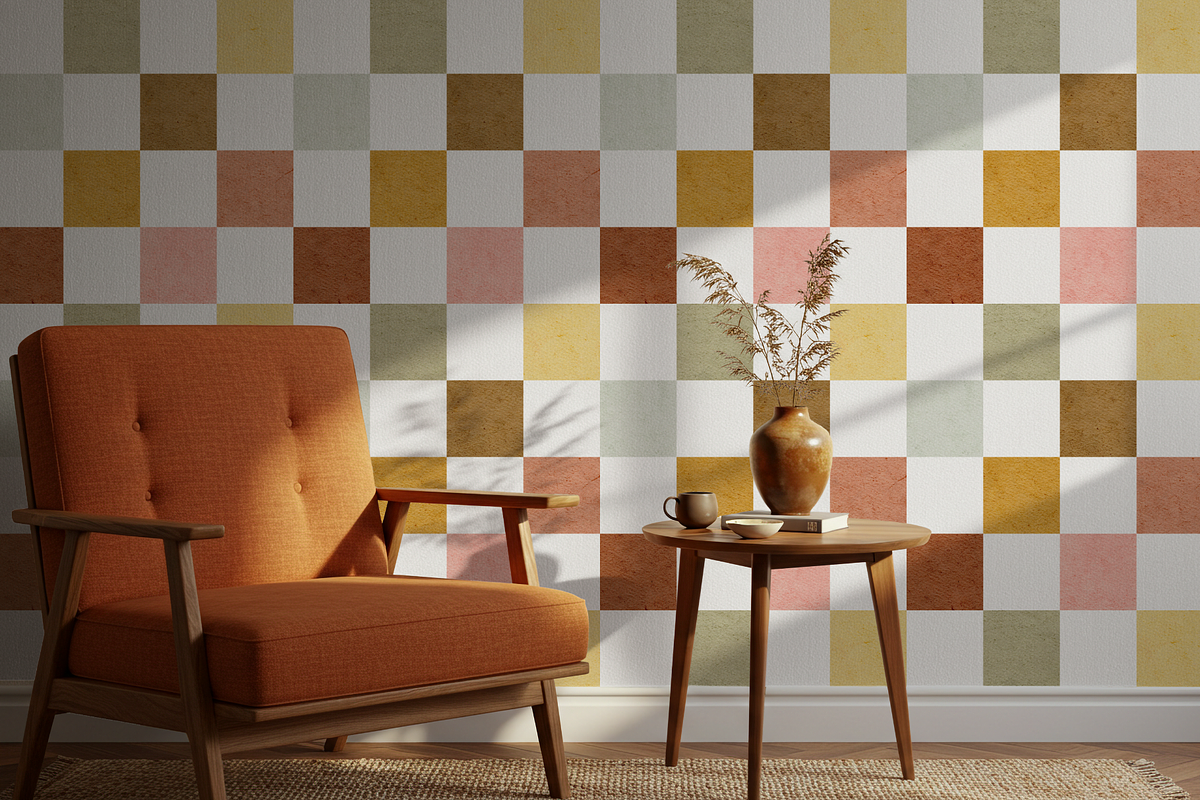 Rustic Cozy Fall Checkered Pattern, a Pattern Graphic by OwlAndFern (Photo 9 of 14)