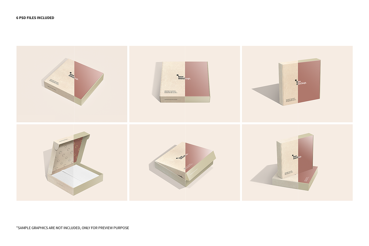 Mailing Box Packaging Mockups, a Merchandise Mockup by shaikerintu (Photo 4 of 12)