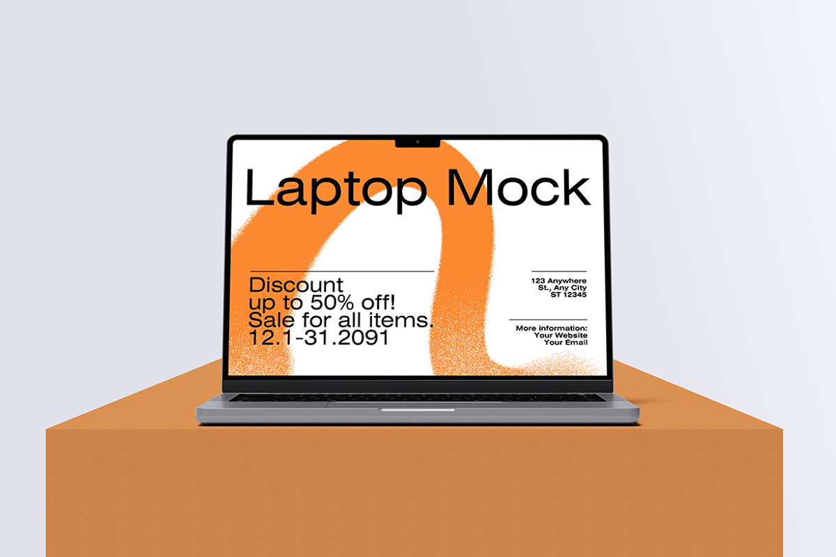 High Quality Laptop Mockup, a Mac Mockup by graphicstory (Photo 2 of 4)