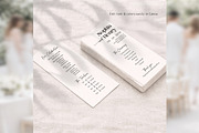 Minimal Wedding Program Canva bd006, a Card Template by TyphoonStudio (Thumbnail 7 of 10)