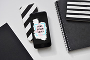 iPhone 7 Black – 7 PSD Mockups, an iPhone Mockup by hezytheme (Thumbnail 1 of 7)