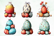 Whimsical Easter Eggs Png Clipart, an Illustration by Creative Art (Thumbnail 2 of 8)