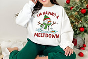 I’m Having a Meltdown, Christmas PNG, an Illustration by Canvas Craft (Thumbnail 3 of 6)
